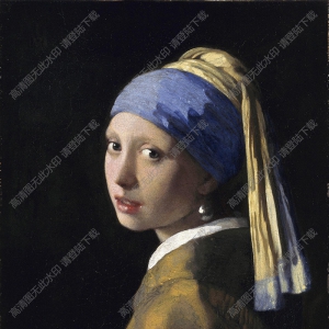 维米尔 油画《 戴珍珠耳环的少女》高清大图下载