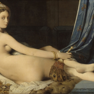 安格尔的世界名画 油画《大宫女》赏析