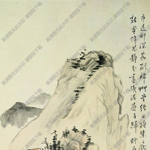 陈师曾作品 山水画1 高清大图下载