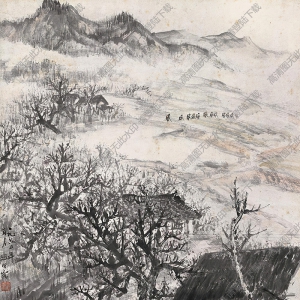 赵望云作品 山村小景 高清大图下载