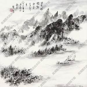 林散之作品 山水画10 高清大图下载