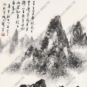 林散之作品 山水画18 高清大图下载