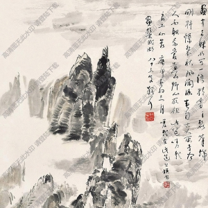 林散之作品 山水画25 高清大图下载