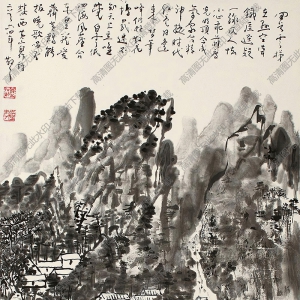 林散之作品 山水画33 高清大图下载