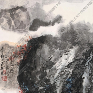 梁树年作品 山水画4 高清大图下载