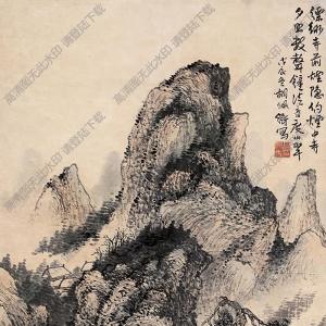 胡佩衡作品 山水画10 高清大图下载