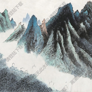 胡佩衡作品 山水画11 高清大图下载