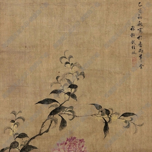 钱维城国画作品 折枝花卉 高清下载