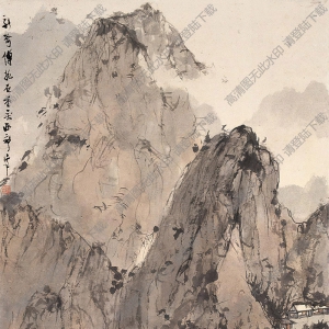 傅抱石国画作品 山水 高清下载