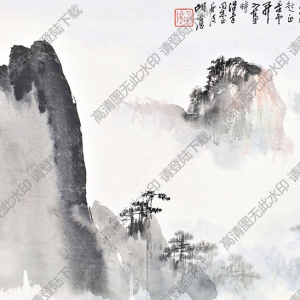 胡若思作品 山水画2 高清大图下载