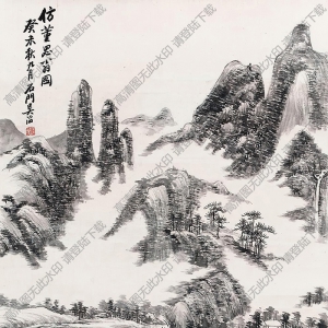 吴滔作品 山水画7 高清大图下载