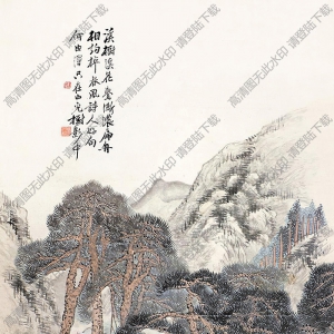 吴滔作品 山水画12 高清大图下载