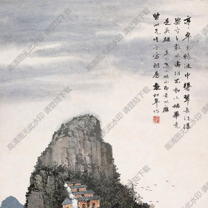 袁松年作品 小姑山即景 高清大图下载