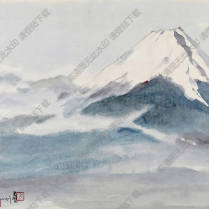 方君璧作品 富士山 (2) 高清大图下载