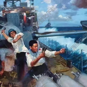 艾民有油画 八六海战 西沙自卫反击战 高清大图下载