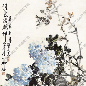 吴茀之作品 花卉 (1) 高清大图下载